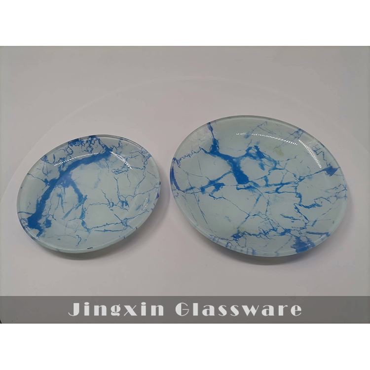 Pinggan Pinggan Kaca Biru